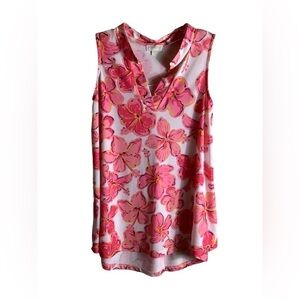 SIMPLY Southern Top Women’s Size Small Sarasota Pink Floral G